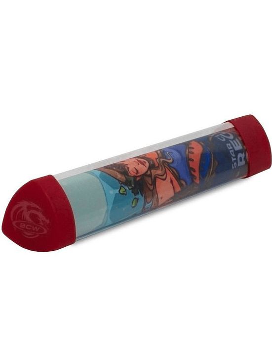 BCW - PLAYMAT TUBE WITH DICE CAP - RED 1