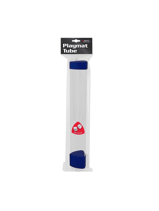 BCW - PLAYMAT TUBE WITH DICE CAP - BLUE 3