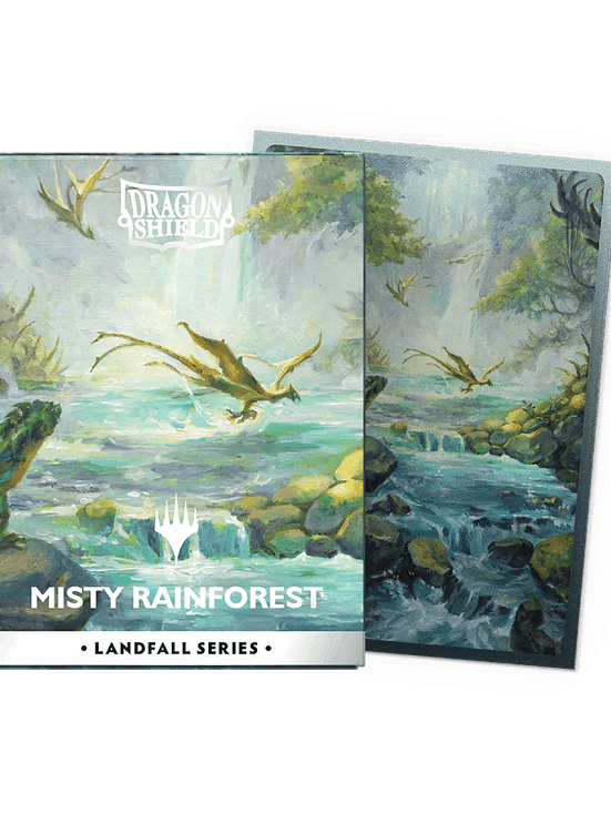 DRAGON SHIELD -MATTE DUAL ART SLEEVES - 'LANDFALL SERIES - MISTY  RAINFOREST 2