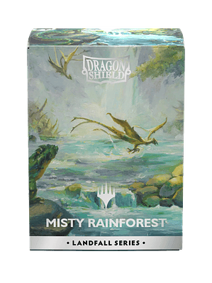 DRAGON SHIELD -MATTE DUAL ART SLEEVES - 'LANDFALL SERIES - MISTY  RAINFOREST
