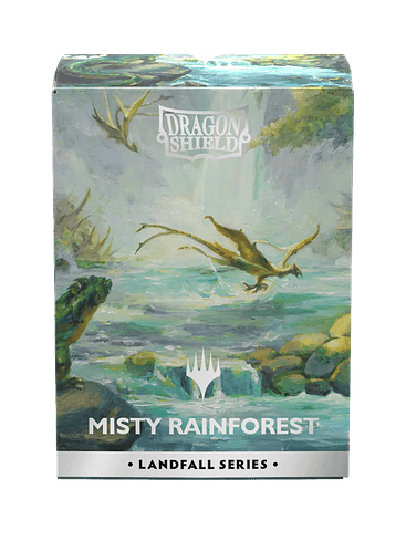 DRAGON SHIELD -MATTE DUAL ART SLEEVES - 'LANDFALL SERIES - MISTY  RAINFOREST 1