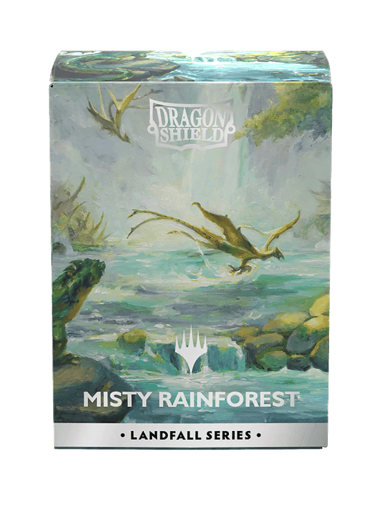 DRAGON SHIELD -MATTE DUAL ART SLEEVES - 'LANDFALL SERIES - MISTY  RAINFOREST 1