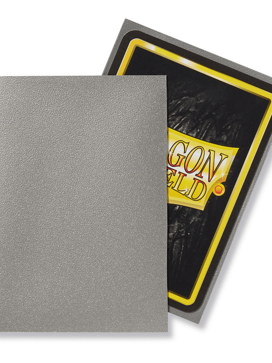 DRAGON SHIELD -SLEEVES STANDARD SIZE MATTE 100 - SILVER 2