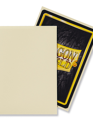 DRAGON SHIELD -SLEEVES STANDARD SIZE MATTE 100 - IVORY 2