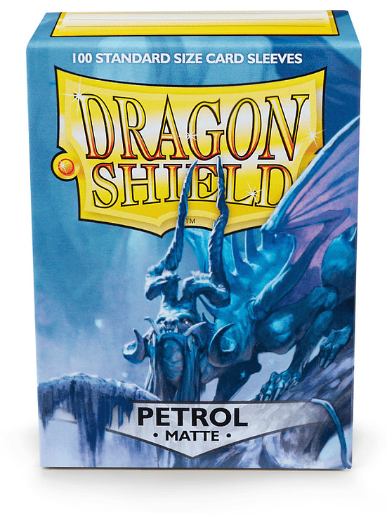 DRAGON SHIELD -DRAGON SHIELD - SLEEVES STANDARD SIZE MATTE (100) - PETROL 1