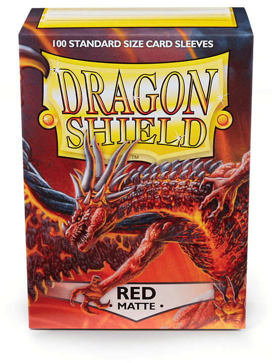 Protectores de cartas Dragon shield red 1