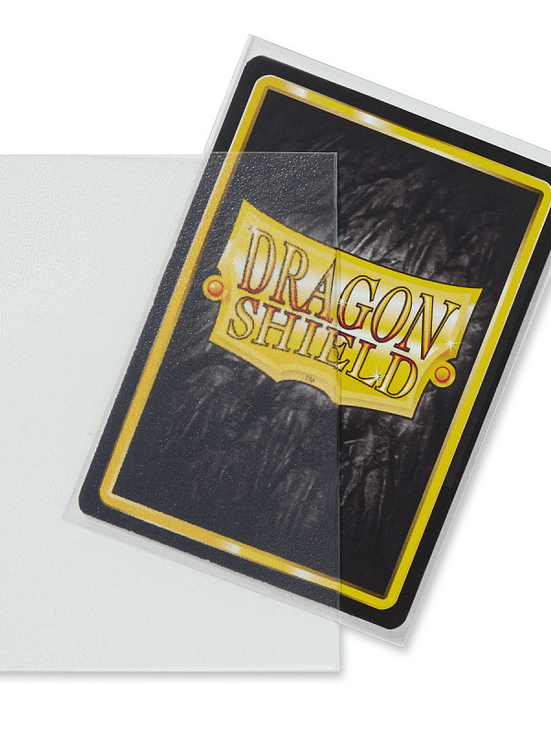 DRAGON SHIELD - SLEEVES STANDARD SIZE MATTE (100) - CLEAR 2