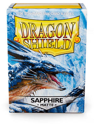 DRAGON SHIELD - SLEEVES STANDARD SIZE MATTE (100) - SAPPHIRE