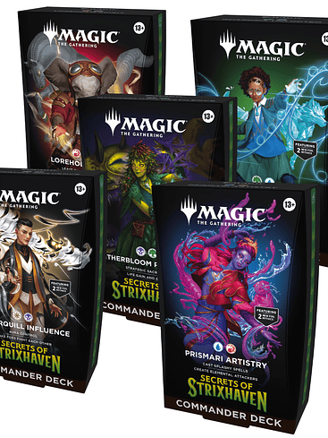 Set de 5 MTG [EN] SECRETS OF STRIXHAVEN - COMMANDER DECK 1