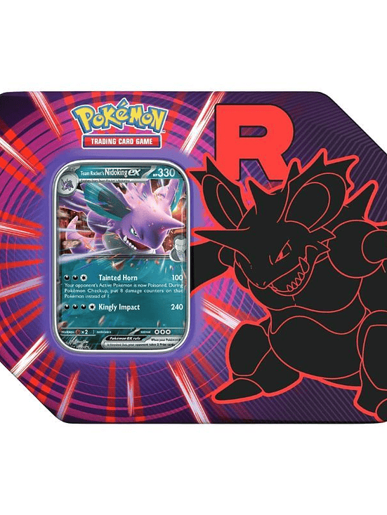 POKEMON TCG TEAM ROCKET TIN ENGLISH 1