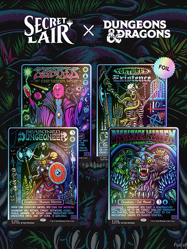 Secret Lair x Dungeons & Dragons®: Black Lights & Dark Dungeons Foil Edition 1
