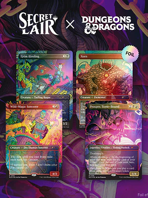 Secret Lair x Dungeons & Dragons®: Shadows Over Baldur's Gate Foil Edition