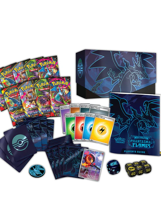 POKEMON TCG MEGA EVOLUTION PHANTASMAL FLAMES - ELITE TRAINER BOX ESPAÑOL 2