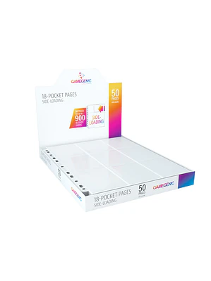 GG ESSENTIAL LINE SIDELOADING 18-POCKET PAGES WHITE CADA HOJA