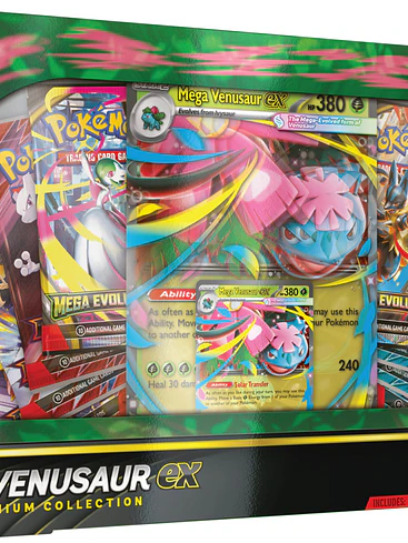 Pokemon TCG Mega Venusaur ex Premium Collection ingles 3