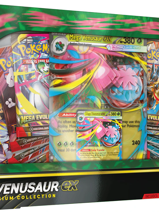 Pokemon TCG Mega Venusaur ex Premium Collection ingles 3