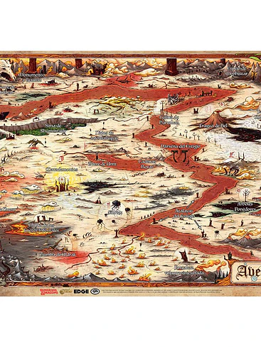 Dungeons and Dragons Mapa de Averno 1