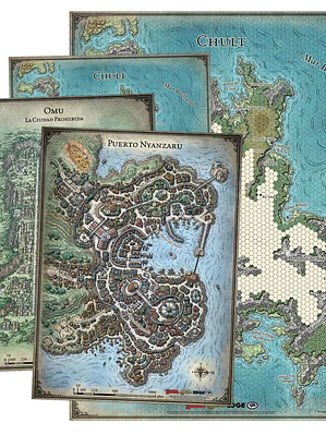 DUNGEONS AND DRAGONS SET DE MAPAS DE LA TUMBA DE LA ANIQUILACIÓN