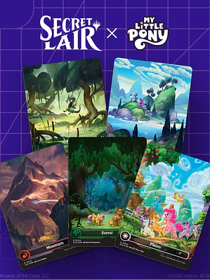 Secret Lair x My Little Pony: The Lands of Equestria Foil Edition