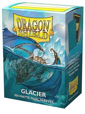 Dragon Shield Sleeves: Standard DUAL- Matte Glacier 'Miniom' (100 ct.)