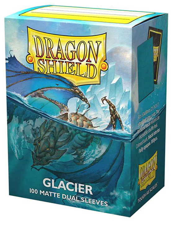 Dragon Shield Sleeves: Standard DUAL- Matte Glacier 'Miniom' (100 ct.) 1