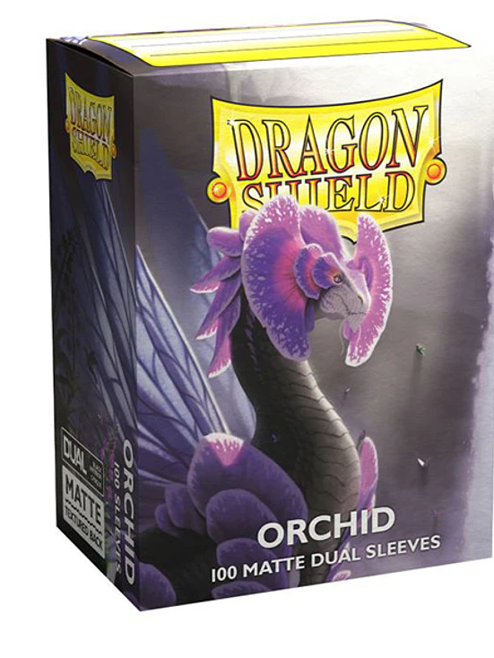 Dragon Shield Sleeves: Standard DUAL- Matte Orchid 'Emme' (100 ct.) 1