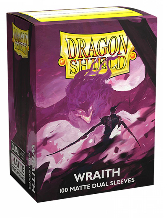  Dragon Shield Sleeves: Standard DUAL- Matte Wraith 'Alaric, Chaos Wraith' (100 ct.) 1