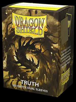  Dragon Shield Sleeves: Standard DUAL- Matte Truth (100 ct.)
