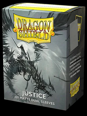Dragon Shield Sleeves: Standard DUAL- Matte Justice (100 ct.)