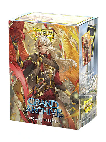 Dragon Shield Sleeves: Standard DUAL- Matte 'Grand Archive- Radiant Origins- Azrael, Archangel of Materia' Art (100ct.) 2