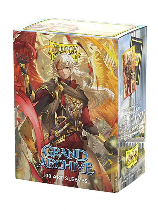Dragon Shield Sleeves: Standard DUAL- Matte 'Grand Archive- Radiant Origins- Azrael, Archangel of Materia' Art (100ct.) 2
