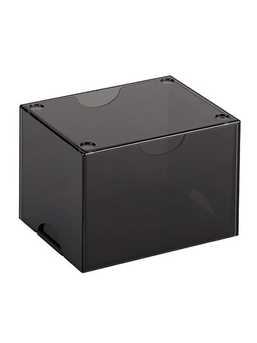 Dragon Shield Deckbox: 100+ Strongbox- Clear Black 2