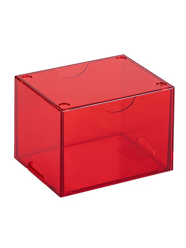  Dragon Shield Deckbox: 100+ Strongbox- Clear Red 2