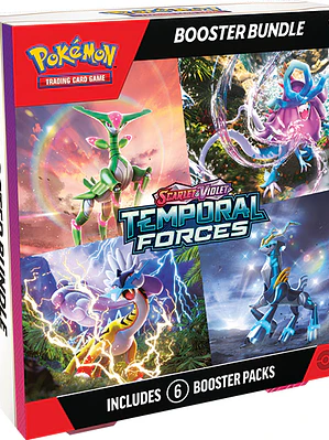  Pokemon TCG: Spanish Scarlet & Violet 05 Temporal Forces- Booster Bundle