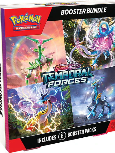  Pokemon TCG: Spanish Scarlet & Violet 05 Temporal Forces- Booster Bundle 1