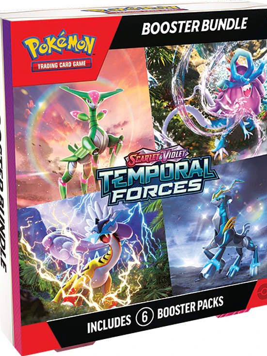  Pokemon TCG: Spanish Scarlet & Violet 05 Temporal Forces- Booster Bundle 1