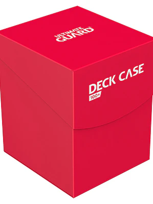 Deck Case: 100+ Standard Size- Red