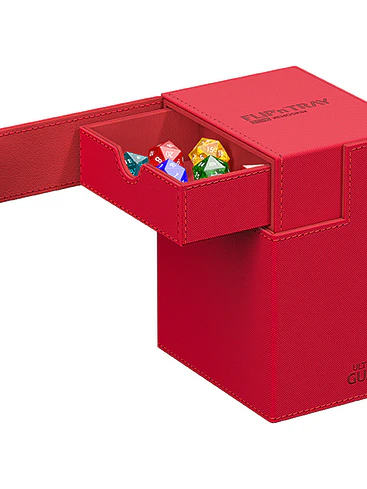 Deck Case: Flip´n´Tray 133+ Standard Size Monocolor- Red 3