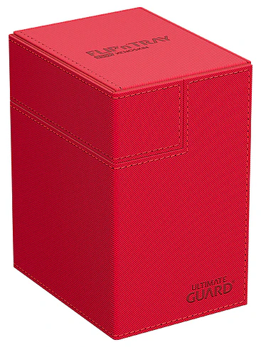 Deck Case: Flip´n´Tray 133+ Standard Size Monocolor- Red 2
