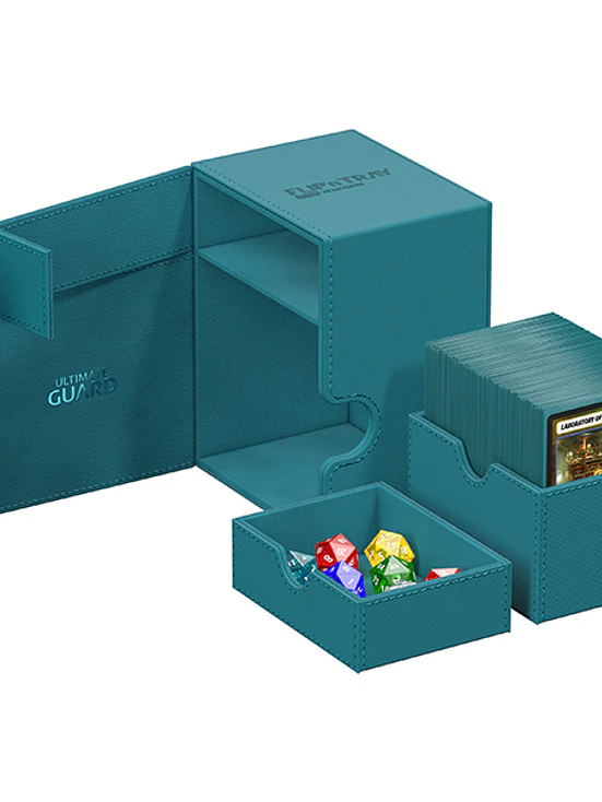  Deck Case: Flip´n´Tray 133+ Standard Size Monocolor- Petrol 4