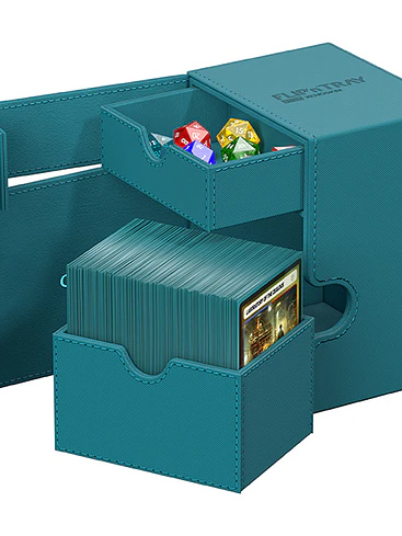  Deck Case: Flip´n´Tray 133+ Standard Size Monocolor- Petrol 5