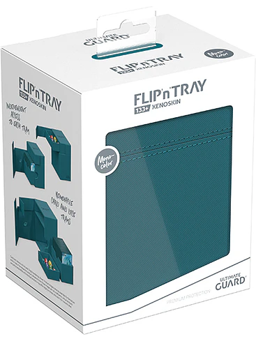  Deck Case: Flip´n´Tray 133+ Standard Size Monocolor- Petrol 1