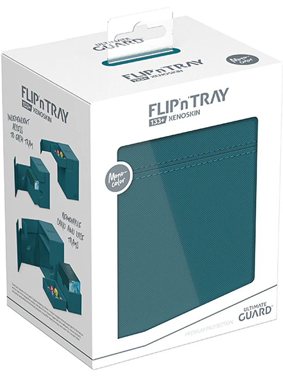  Deck Case: Flip´n´Tray 133+ Standard Size Monocolor- Petrol 1