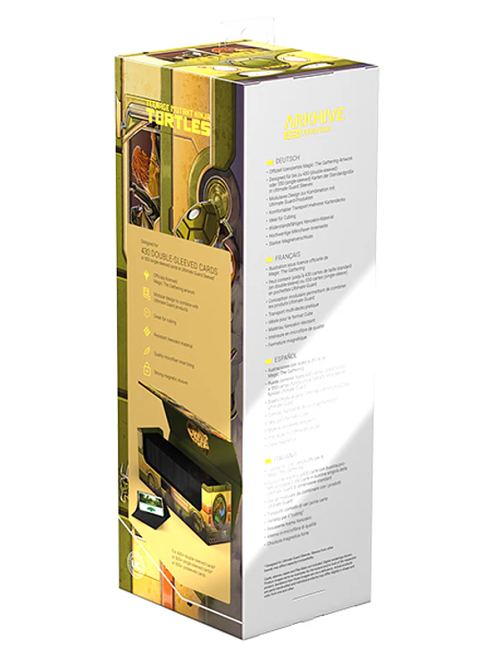 Deck Case: Arkhive 400+ Standard Size Xenoskin MTG- Teenage Mutant Ninja Turtles- Turtles Van 2