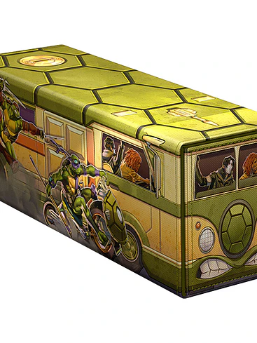Deck Case: Arkhive 400+ Standard Size Xenoskin MTG- Teenage Mutant Ninja Turtles- Turtles Van 3