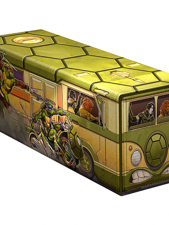 Deck Case: Arkhive 400+ Standard Size Xenoskin MTG- Teenage Mutant Ninja Turtles- Turtles Van 3