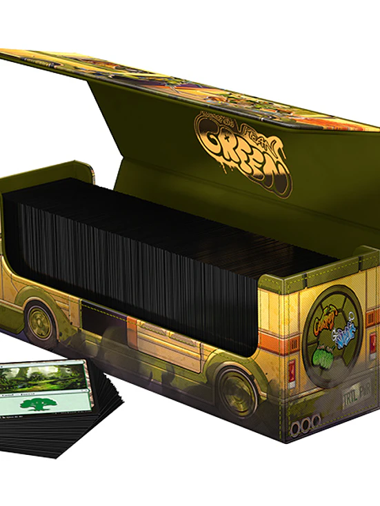 Deck Case: Arkhive 400+ Standard Size Xenoskin MTG- Teenage Mutant Ninja Turtles- Turtles Van 5