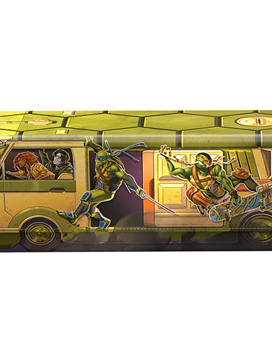 Deck Case: Arkhive 400+ Standard Size Xenoskin MTG- Teenage Mutant Ninja Turtles- Turtles Van 8