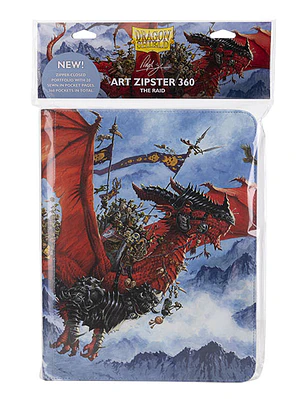 Dragon Shield Binder: Card Codex Art Zipster 360- 'Signature Series- The Raid' Art, Limited Edition