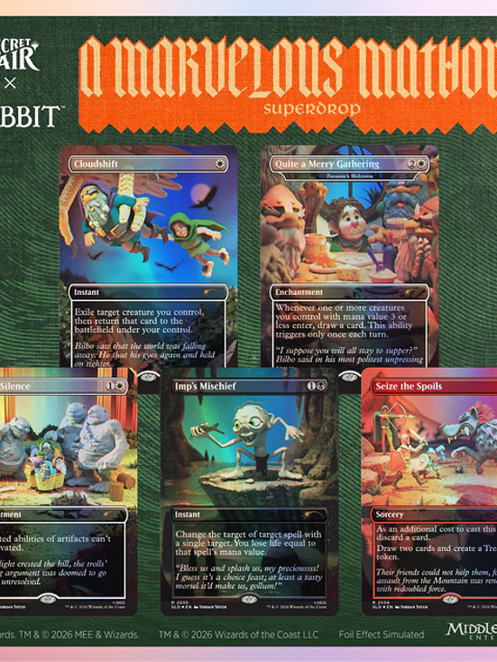 Secret Lair x The Hobbit: Over the Edge of the Wild FOIL 1